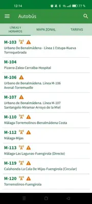 Consorcio Malaga android App screenshot 7